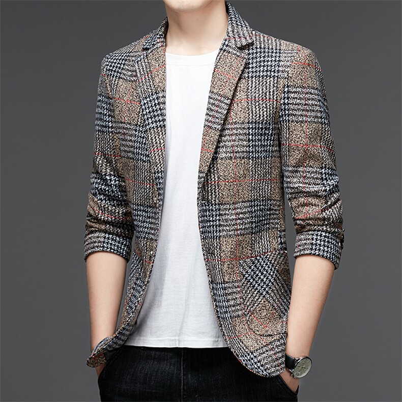 HXS-XJ018男式2022初春新款西装男西服外套修身商务休闲男单西P81,男装西服,电商B360