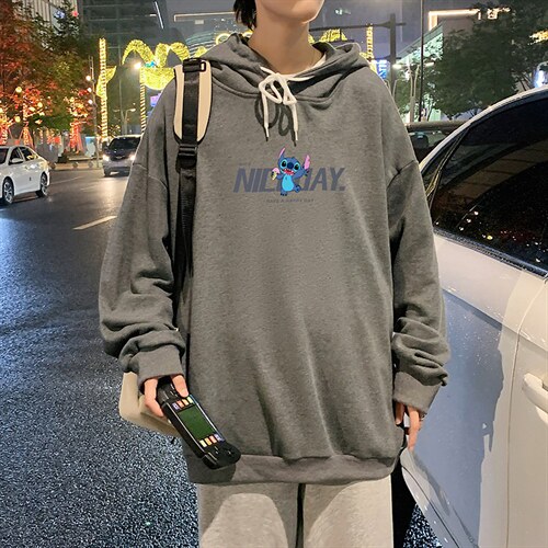 WY2173-P35加绒款-P40纯棉连帽卫衣男大码运动帽衫宽松薄外套男,男装卫衣,电商A040