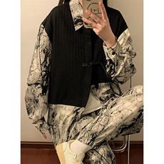 新中式长袖套装TZ88797P90衬衫CS88799P45控78裤子88798P45控68，男装衬衫，星座226-1