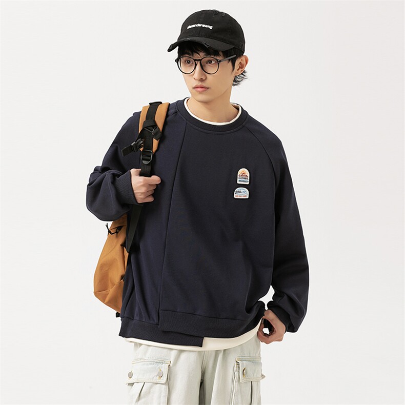 2026春季新款男装日系潮牌宽松纯色卫衣开衫休闲外套WY570-F83,女装短外套,电商A101（原外27）