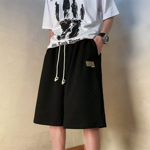 夏季冰丝坠感百搭宽松休闲裤男 高街炸街D067-P28图片