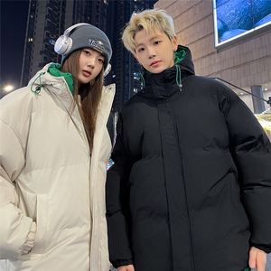 特批港风夜景情侣时尚宽松连帽棉衣 MY2271 P75控118图片
