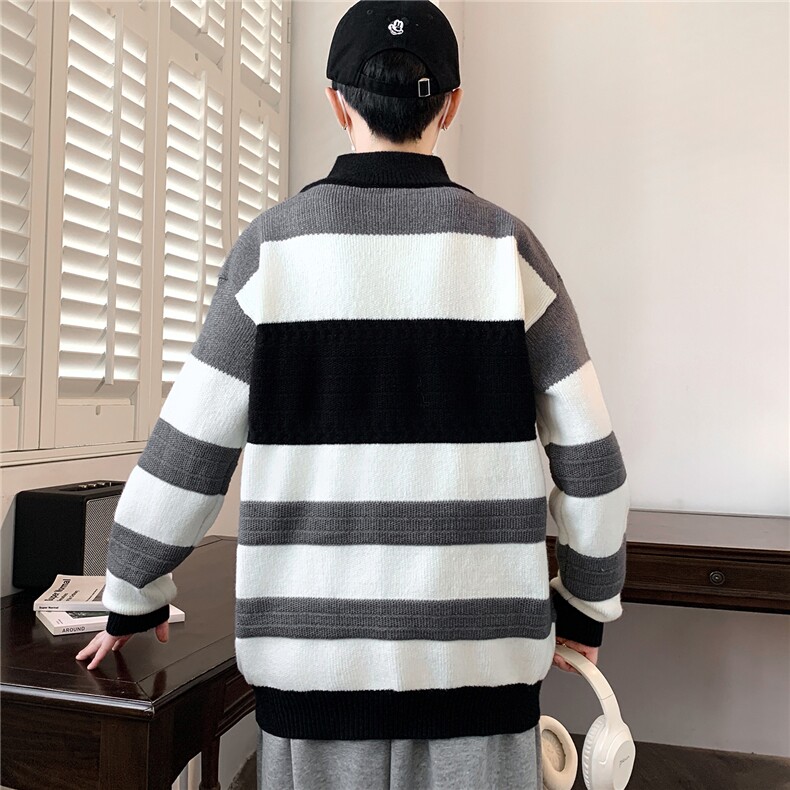 【新品】2025秋冬男士时尚休闲百搭针织连帽毛衣潮流-M246-P55,男装针织衫/毛衣,星座1105-1