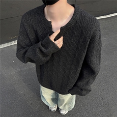 微领宽松毛衣，男装针织衫/毛衣，星座1206-1（原A206-1）
