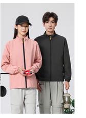 2025秋冬百搭时尚简约纯色立领单冲，女装短外套，衫都服饰