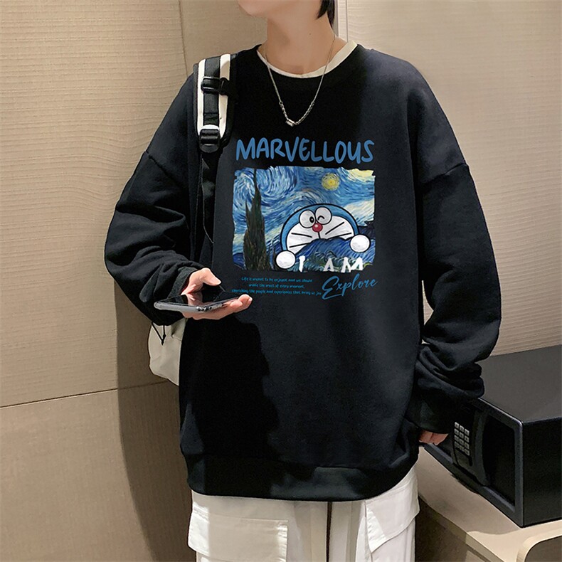 8XL圆领卫衣男超大码胖子肥佬大号长袖t恤S6391-P28图片