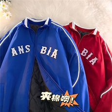 港风新品反光宽松男士棉衣韩版百搭情侣棉服冬装外套G1030P118，男装棉衣，电商A339