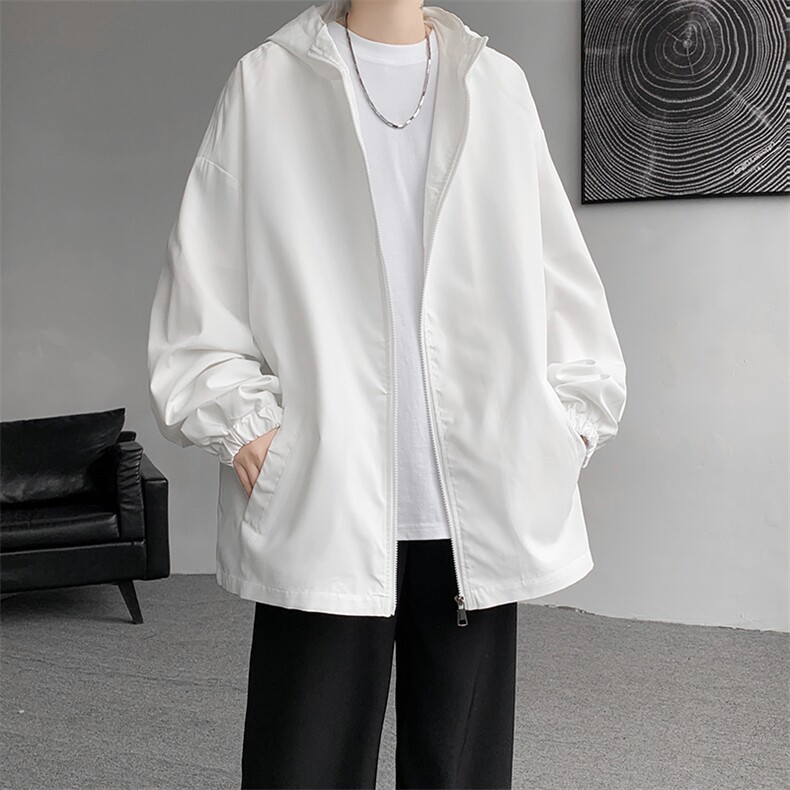 连帽夹克男大码胖子棒球服上衣外套JK65287-P45,男装夹克,电商A040