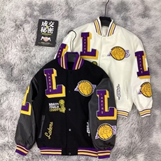 2025春秋欧美美式复古毛呢飞行服外套宽松潮牌宽松休闲男士棒球服，女装短外套，星座506A