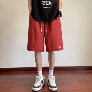 ！2025夏季新款男士激光冲孔短裤百搭宽松五分裤DK256特P25图片