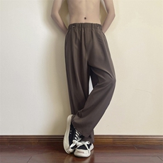 春季美式复古休闲工装裤男新款潮牌百搭宽松阔腿长裤K6327-P32，男装休闲裤，星座512-2