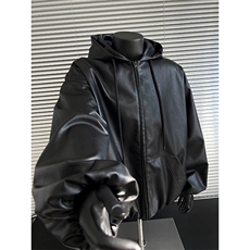 高质量短款PU皮夹克JK0149-P75，男装夹克，星座313A(原308A-2)