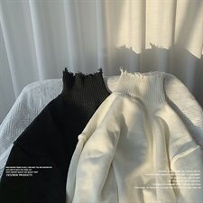 秋冬新品韩版情侣破洞毛衣做旧磨破ins男女宽松针织衫T802-P65，男装针织衫/毛衣，星座1501
