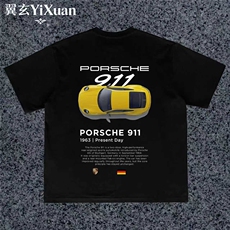 1506/Q6290/P35圆领重磅230G纯棉ins美式潮流夏季新款休闲半袖，男装T恤，星座1506