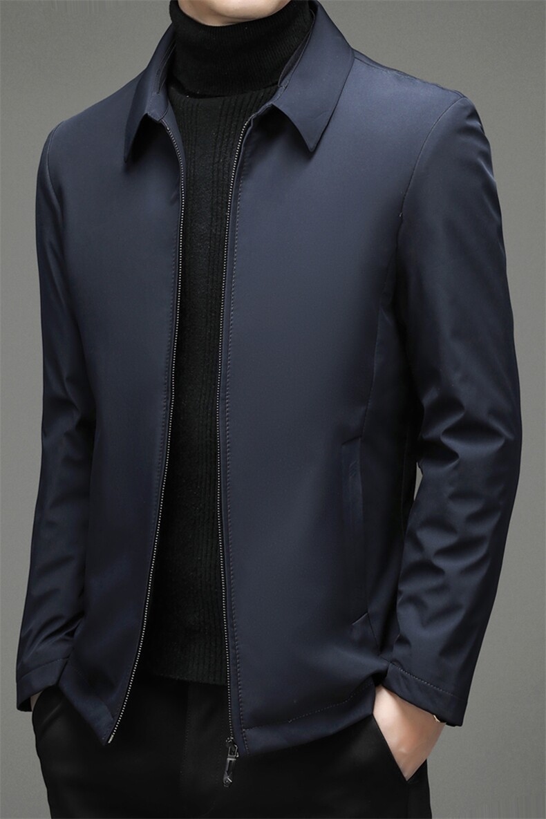 中年男新款冬季加厚休闲上衣爸爸冬装保暖外套羽绒服ZLF01-P185，男装羽绒服，电商B212（原钱塘6029）