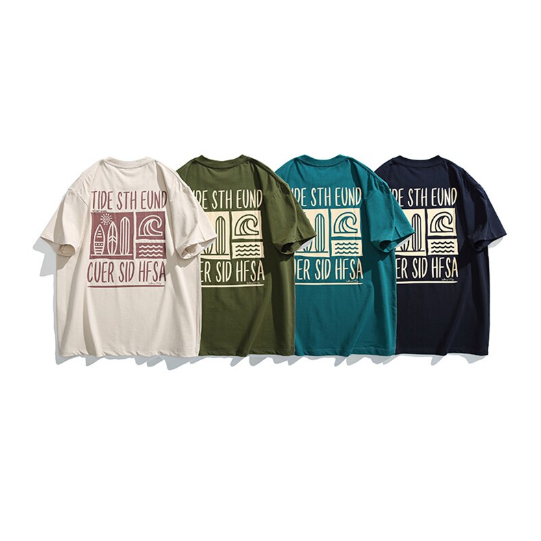 2025夏季新款潮牌日系男装T恤T1016，男装T恤，电商A101（原外27）