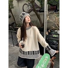 1506-1/MA10151高品质/P66圆领毛衣针织衫男潮牌帅气秋冬季打底衫，男装T恤，星座1506-1