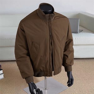 冬季美式高街立领棒球棉服飞行夹克棉衣短款外套男MY1030-P65图片