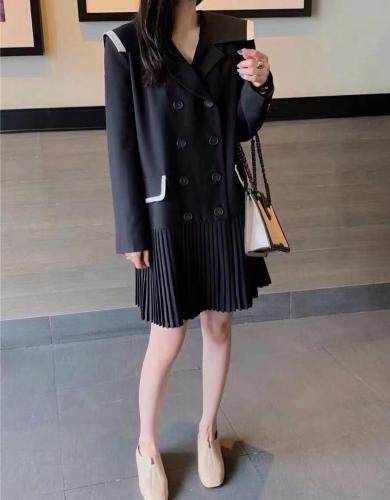 【现货】秋季新款海军领韩系连衣裙，女装连衣裙，1+9