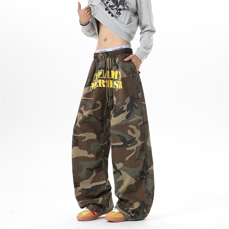 【现货】XZ1218BK631特价P43美式潮流字母印花迷彩牛仔裤，男装牛仔裤，星座1218（原611-3）