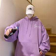 XZ517A-1-WY812P48控58港风大码夕阳风景印花连帽卫衣，男装卫衣，星座517A-1