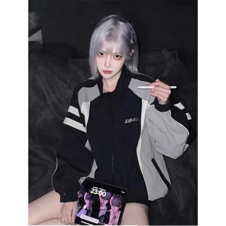 706-1-JK219-P85  特P  现货  秋季美式复古解构撞色机能飞行夹克图片