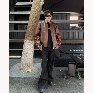 现货！25春季pu机车夹克男士设计感外套55210-特p78图片