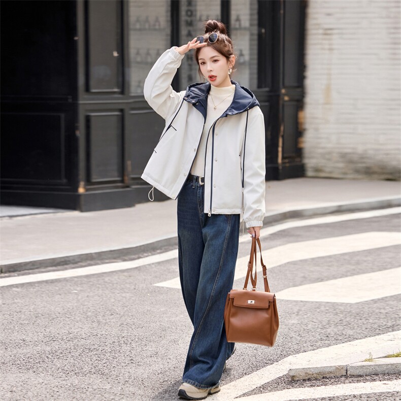 2025年时尚流行简约派克服保暖外套冬季上市,女装棉衣/棉服,涵亦佰惠