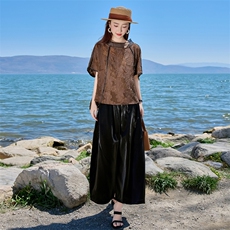 小香风套装2025夏季新款高级感新中式气质轻熟御姐裙裤穿搭两件套，女装套装/套裙，魅衣本色