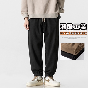 M-8XL 秋季新款大码束脚潮流休闲裤 109-K118-P50图片