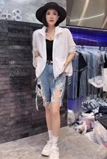 新款时尚糖果色休闲防晒衣，其它，L·H·X