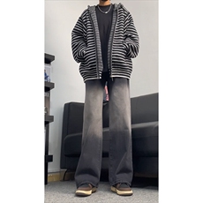 渐变修身牛仔裤美式高街vibe裤子XZ310A-4-NZ11-P55，男装牛仔裤，星座310A-4