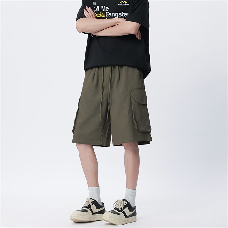 现货大码宽松休闲裤短裤工装裤五分裤A014-DY2373-P45控58,男装休闲裤,电商A014