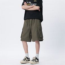 现货大码宽松休闲裤短裤工装裤五分裤A014-DY2373-P45控58，男装休闲裤，电商A014