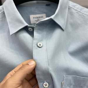 FN824821纯棉牛津纺商务休闲衬衫手拍图主推大货长期款稳定图片
