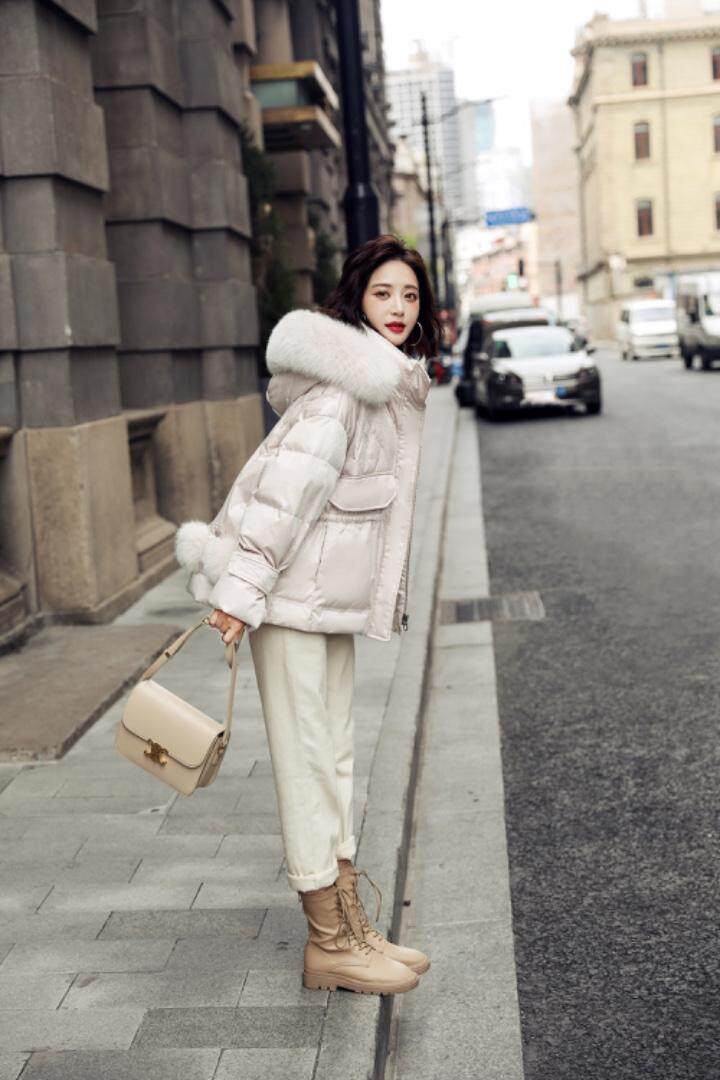 90绒羽绒服，女装羽绒服，卡西姆