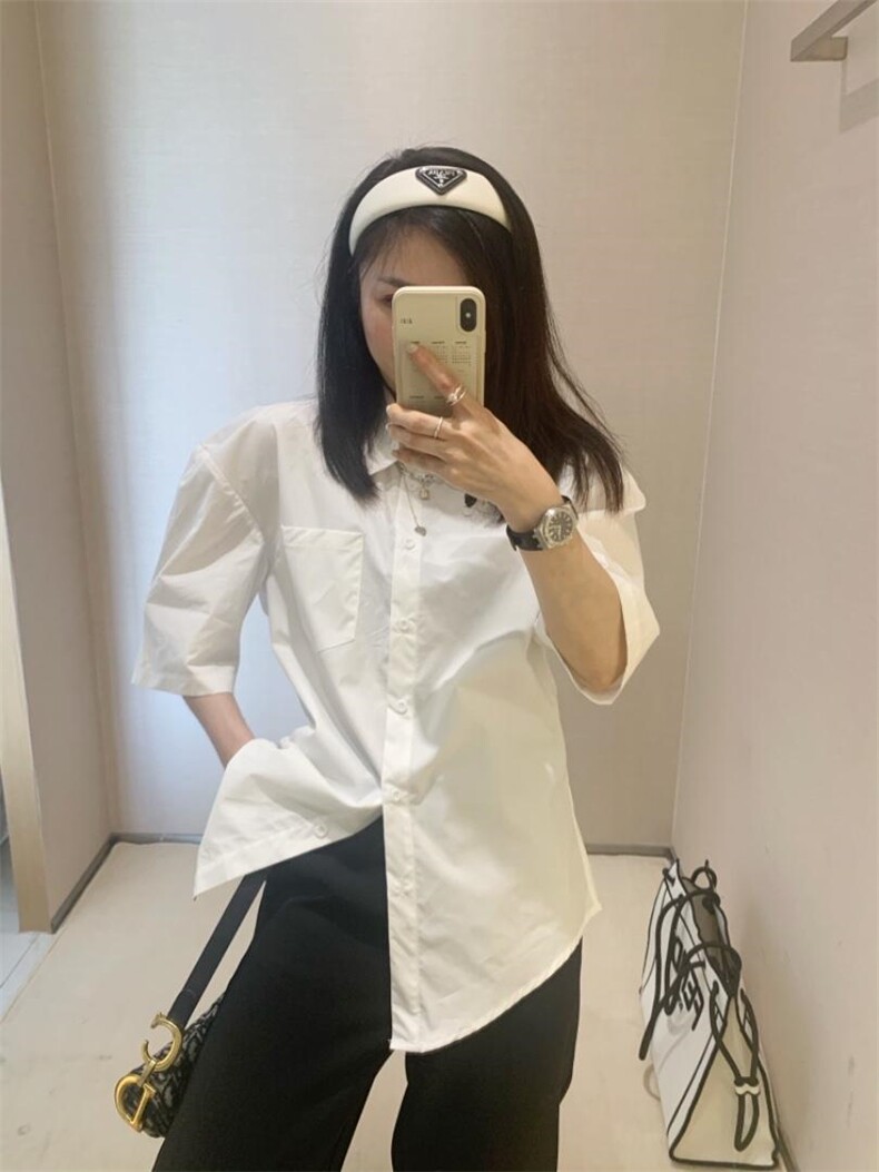 基础款衬衫，女装衬衫，CHOCOLATE