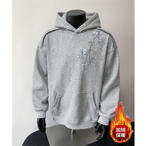 360克重磅图拉链华棉连帽卫衣【有货】C403A-WY25321LLJR-P85图片