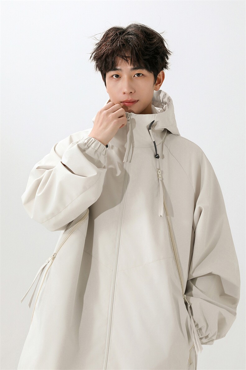 户外无影墙连帽冲锋衣情侣外套防风登山服夹克男YHJK8826-P65,男装夹克,星座717