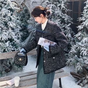 90绒小香风羽绒服 2D014-10038-P235-K378图片