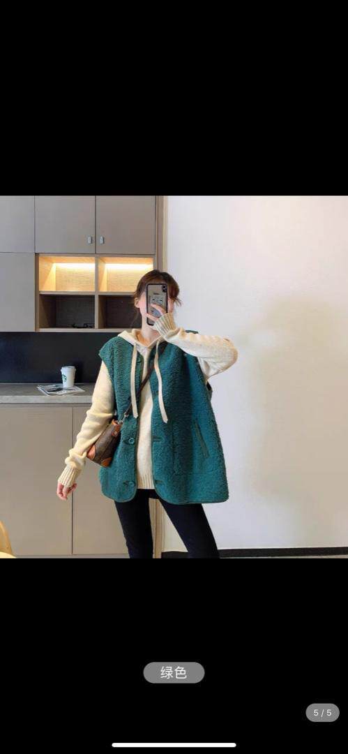 新款皮毛一体马甲，女装马甲，Fairy mall