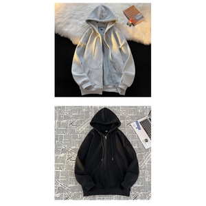 网络图现货 美式潮牌连帽卫衣新款纯色运动服慵懒情侣装JWY13-P38图片