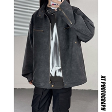 美式夹克潮百搭痞帅休闲皮衣外套Y06-P90控128，男装夹克，电商A132（原电商B245）