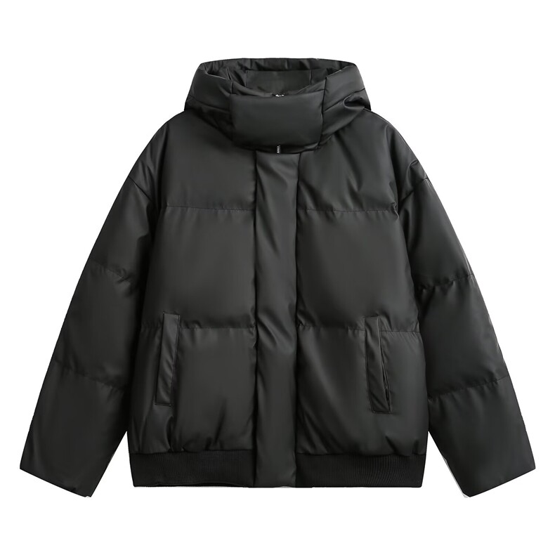 W10933-P108网图现货棉衣美式复古连帽棉服冬季加厚保暖面包服,男装棉衣,星座1608