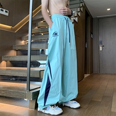 美式速干休闲裤男潮牌宽松直筒裤运动休闲长裤K0612-P40，男装休闲裤，星座308B-2