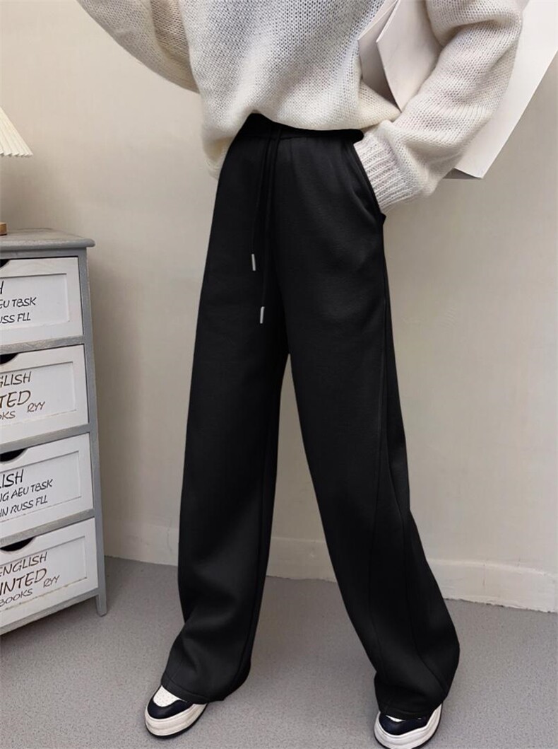 2022加绒卫裤，女装休闲裤，曼希野