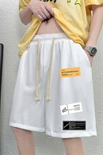 HD74118-P22华夫格短裤男大码宽松五分裤男直筒中裤，男装休闲裤，电商A040
