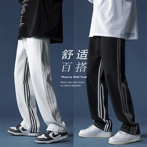 三条杠高街 牛仔裤直筒拖地裤B342-NK1004-P55控68图片