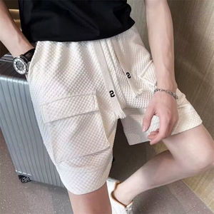D04白色牛仔裤新款春夏高腰显瘦宽松直筒小众设计感阔腿裤子图片