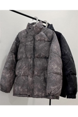 2025新中式盘扣棉衣棉服面包服立领印花棉袄外套-G1608-P85，男装棉衣，星座207